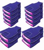 atorakushon Foldable Blouse Cover Clothes Storage Bag Wardrobe Organizer For Lehenga Suit Dress& Accessories 12Pcs Blue