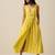 Lime Slub Texture Sleeveless Wrap Dress