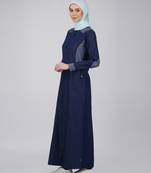 Silk Route | Breathe Free Fine Denim Abaya (Jilbab) -Length 56