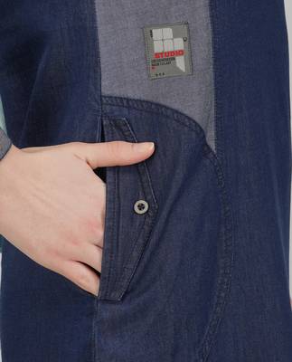 Silk Route | Breathe Free Fine Denim Abaya (Jilbab) -Length 56 4