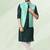 3 pcs jacket kurta/pyjama set +art silk