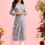 Handmade Grey Cotton Lucknowi Chikankari Indian Women Kurta