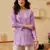 Hand Embroidered Lavender Georgette Lucknowi Chikankari Indian Women Straight Short Kurti