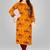 Livuniq's Saffron Color Rayon Printed Kurti