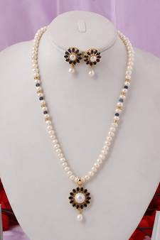 Multicolor pearl necklace-sets