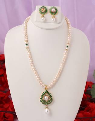 Real Natural Hyderabadi pearls Set 1