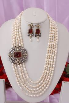 Real Natural Hyderabadi pearls Set