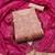 Peach bandhej chanderi salwar