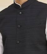 Pattern Stitched Kurta & Jacket