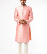 Stylish stitched sherwani with hand work