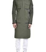 Pattern stitched pathani Kurta