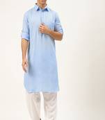 Pattern stitched pathani Kurta