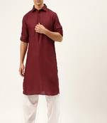 Pattern stitched pathani Kurta