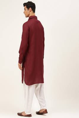 Pattern stitched pathani Kurta 3