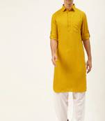 Pattern stitched pathani Kurta