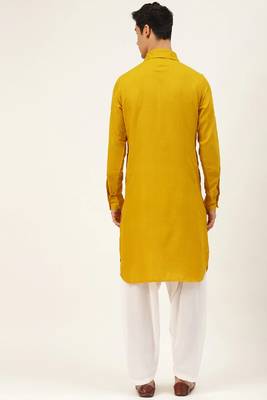 Pattern stitched pathani Kurta 4
