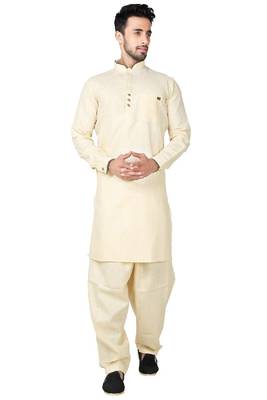 Pattern stitched pathani Kurta 1