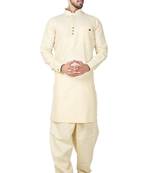 Pattern stitched pathani Kurta