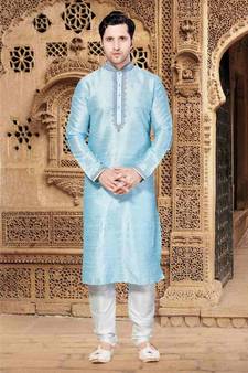 Dori work solid stitched kurta