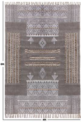 Handmade Cotton Dhurrie Area Rugs Bohomian Kilims Indoor Kitchen Carpet Throw Rug 3