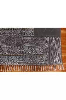 Handmade Cotton Dhurrie Area Rugs Bohomian Kilims Indoor Kitchen Carpet Throw Rug
