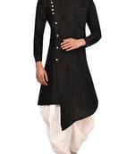 Assymetrical design stitched solid kurta