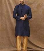 Solid stitched plain Kurta