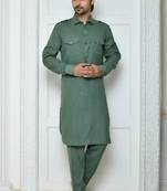 Plating Kurta solid stitched