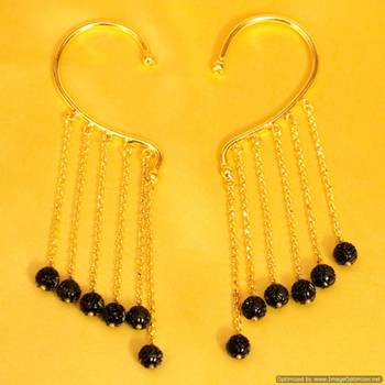 Gold Look Designaer Ear Cuffs 1