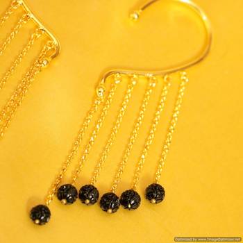 Gold Look Designaer Ear Cuffs 2