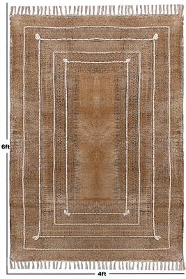 Indian Cotton Rug Kitchen Rug Yoga Garden Rug Dining Room Rug Handmade Rug Area Rug 3