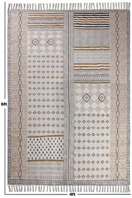 Handmade Cotton Dhurrie Area Rugs Bohomian Kilims Indoor Kitchen Carpet Flatwoven Rug 3