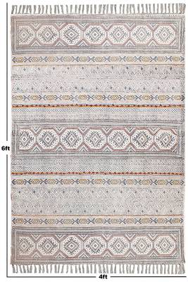 Outdoor Patio Rug Yoga Garden Rug Hand Block Printed Rug Kitchen Rug bathroom rug 3