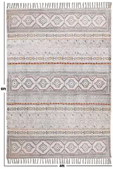 Outdoor Patio Rug Yoga Garden Rug Hand Block Printed Rug Kitchen Rug bathroom rug