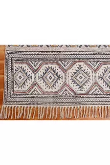 Outdoor Patio Rug Yoga Garden Rug Hand Block Printed Rug Kitchen Rug bathroom rug