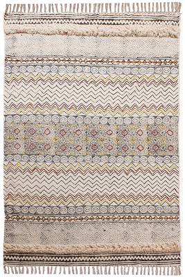Handmade Cotton Dhurrie Area Rugs Indoor Kitchen Carpet Bohomian Kilims 1