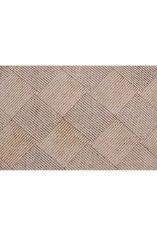 Bedroom Decor Handmade Cotton Rug Hand Block Printed Flat Weave