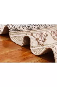 Boho Rug Hand Made Cotton Dhurrie Area Rug Flatweave Dhurrie Blue Color Carpet