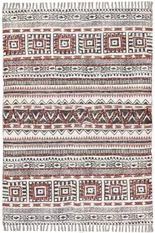 Handmade Gray Cotton Dhurrie Area Rug Boho Kilim Home Decorative Carpet