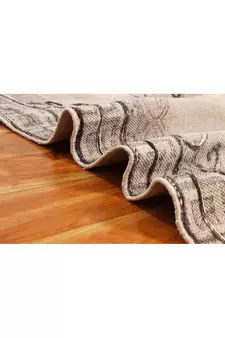 Bedroom Decor Hand Block Printed Cotton Dhurrie Flat Woven Geometric Rug