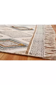 Cotton Dhurrie Hand Made Area Rug Garden Outdoor Beach Yoga Carpet