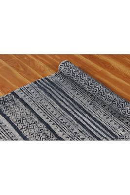 Indian Hand Block Printed Area Rug Boho Kilim Indoor Kitchen Decor Carpet 4
