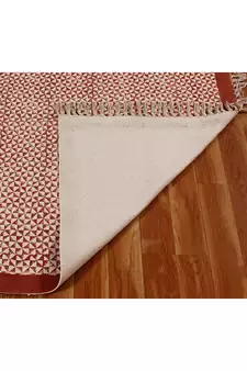 Indian Cotton Rug Kitchen Rug Yoga Garden Rug Dining Room Rug Handmade Rug