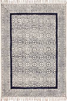 Handmade Cotton Dhurrie Area Rugs Bohomian Kilims Indoor Kitchen Carpet