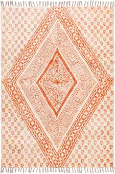 Throw Rug Area Rugs Bohomian Kilims  Flatwoven Rug Geometric Area Rug