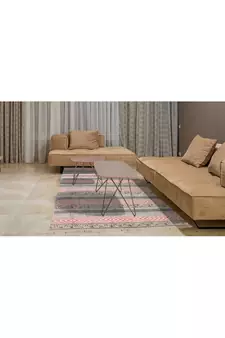 Handmade Cotton Dhurrie Hand Block Printed Rug  Area Rugs