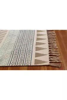 Indoor Kitchen Carpet Flatwoven Throw Rug Bohomian Kilims