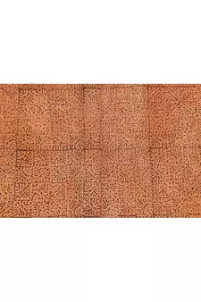 Indoor Kitchen Carpet Hand Block Printed Rug Handmade Cotton Carpet
