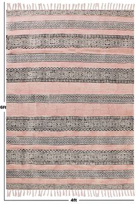 Geometric Rug Handmade Cotton Dhurrie Area Rugs Bohomian Kilims Indoor 3