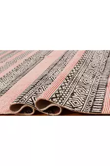 Geometric Rug Handmade Cotton Dhurrie Area Rugs Bohomian Kilims Indoor